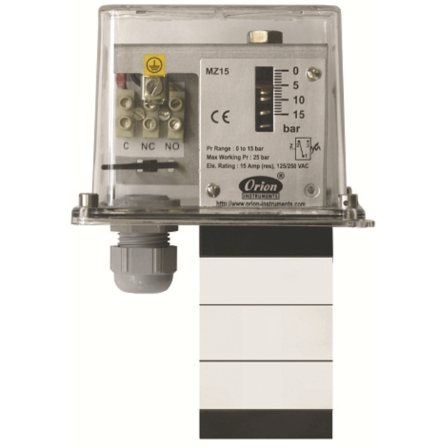 Orion Instruments Pressure Difference Switch, MZ Series High Range DP
